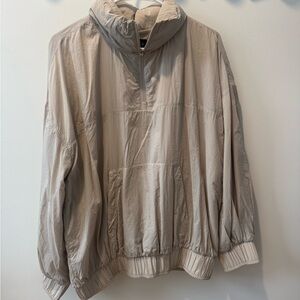 Athleta Tan Windbreaker Jacket